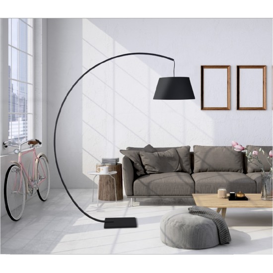 Lampadar CELIA F0046 Max Light E27, Negru, Polonia