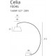 Lampadar CELIA F0046 Max Light E27, Negru, Polonia