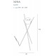 Lampadar XENA F0055 Max Light E27, Alama, Polonia