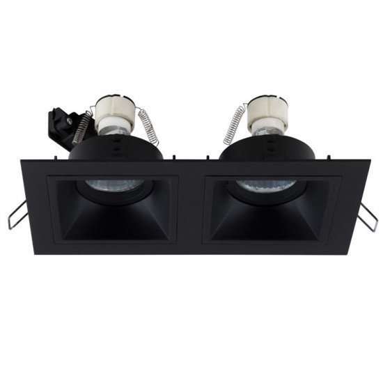 Spot Incastrat HIT II H0091 Max Light GU10, Negru, Polonia