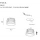 Spot Incastrat YUCA H0103 Max Light LED, Negru, Polonia