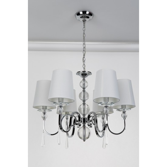 Candelabru CHARLOTTE P0109 Max Light E14, Crom, Polonia