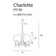 Candelabru CHARLOTTE P0109 Max Light E14, Crom, Polonia