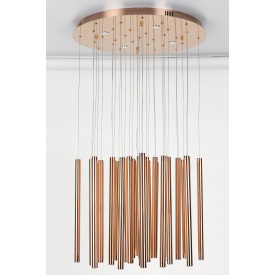 Suspensie ORGANIC Ix33 P0174D Max Light LED, Cupru, Polonia