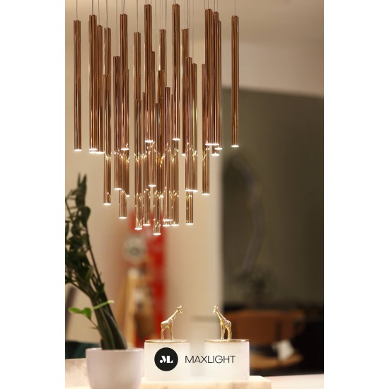 Suspensie ORGANIC Ix33 P0174D Max Light LED, Cupru, Polonia