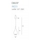 Pendul DROP P0233 Max Light E27, Negru, Polonia