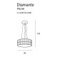 Suspensie DIAMANTE P0236 Max Light G9, Crom, Polonia
