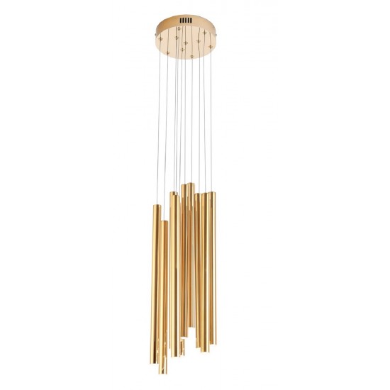 Suspensie ORGANIC Ix10 P0265D Max Light LED, Auriu, Polonia