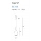 Pendul DROP P0308 Max Light E27, Auriu, Polonia