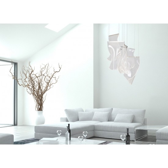 Suspensie SILK P0371D Max Light LED, Crom, Polonia