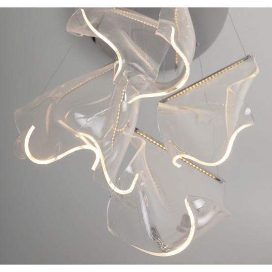Suspensie SILK P0371D Max Light LED, Crom, Polonia