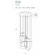 Suspensie SILK P0371D Max Light LED, Crom, Polonia