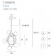 Candelabru COSMOS P0378 Max Light G9, Auriu, Polonia