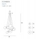 Candelabru COSMOS P0379 Max Light G9, Auriu, Polonia