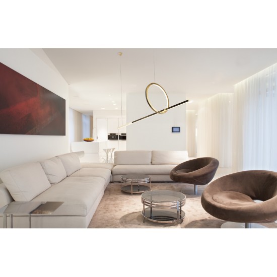 Suspensie LOZANNA P0390 Max Light LED, Auriu, Polonia