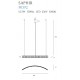 Suspensie SAPHIR P0392 Max Light LED, Crom, Polonia