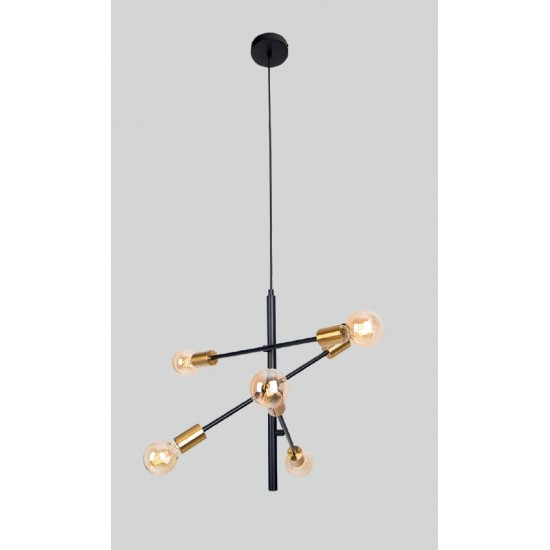 Suspensie TODI P0397 Max Light E27, Negru, Polonia