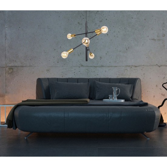 Suspensie TODI P0397 Max Light E27, Negru, Polonia
