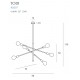Suspensie TODI P0397 Max Light E27, Negru, Polonia