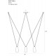 Suspensie SISTEMA P0399 Max Light G9, Negru, Polonia