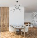 Suspensie SPIDER P0412 Max Light LED, Negru, Polonia