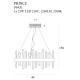 Suspensie PRINCE P0420 Max Light LED, Auriu, Polonia