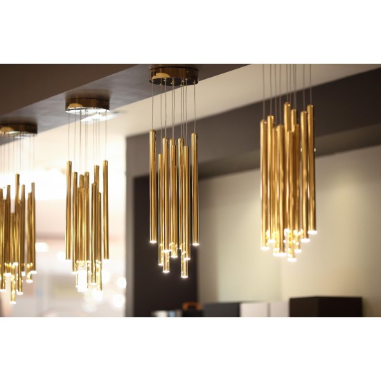 Suspensie ORGANIC P0524D Max Light LED, Auriu, Polonia