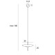 Pendul CONE P0555 Max Light LED, Negru, Polonia