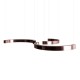 Suspensie LOTUS P0571D Max Light LED, Bronz, Polonia