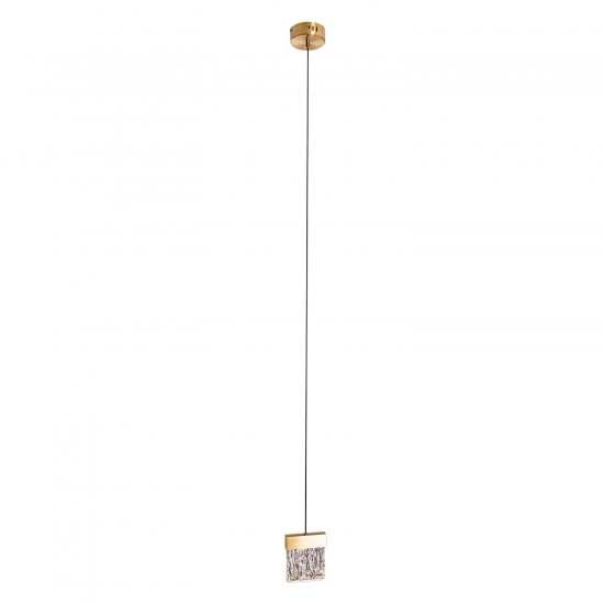 Pendul VETRO P0573D Max Light LED, Auriu, Polonia