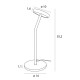 Veioza IBIZA T0061 Max Light LED, Negru, Polonia