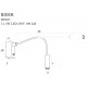 Aplica Dormitor RIDER W0047 Max Light LED, Alb, Polonia