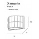 Aplica DIAMANTE W0204 Max Light G9, Crom, Polonia
