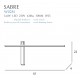 Aplica SABRE W0281 Max Light LED, Negru, Polonia