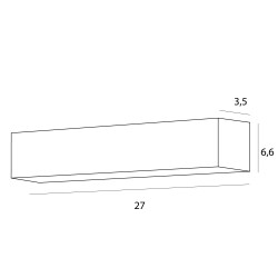 Spot Aplicat X-LINE C0254 Max Light LED, Alb, Polonia