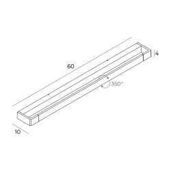 Aplica Baie FLINK 18W W0308 Max Light LED, Alb, Polonia