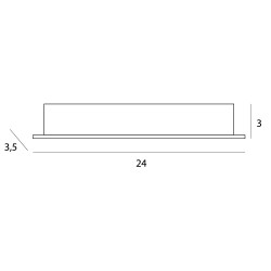 Spot Incastrat X-LINE H0138 Max Light LED, Alb, Polonia