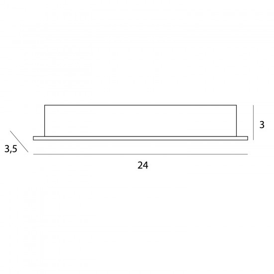 Spot Incastrat X-LINE H0138 Max Light LED, Alb, Polonia