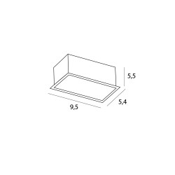 Spot Incastrat MODULAR H180.01 Max Light LED, Alb, Polonia