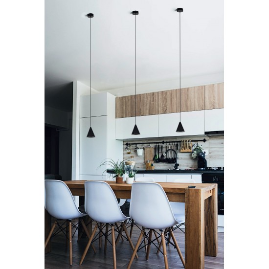 Pendul COMET P0434 Max Light LED, Negru, Polonia