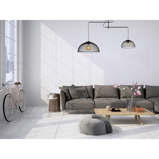 Suspensie CONCEPT P0455 Max Light E27, Negru, Polonia