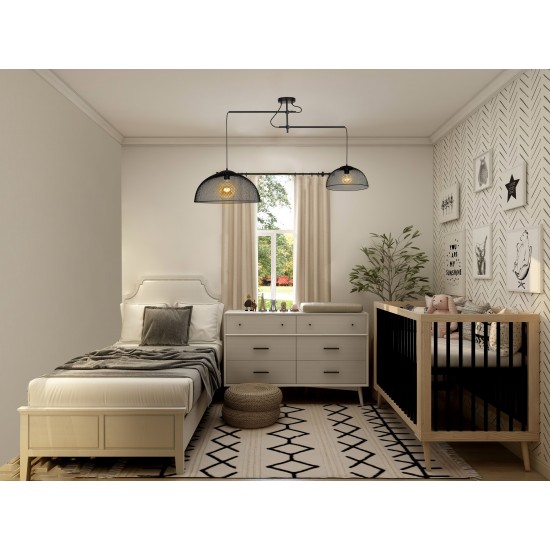 Suspensie CONCEPT P0455 Max Light E27, Negru, Polonia