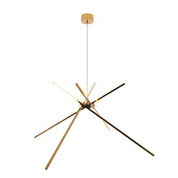 Suspensie SPIDER P0457 Max Light LED, Auriu, Polonia