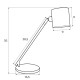 Veioza LAXER T0051 Max Light GU10, Negru, Polonia