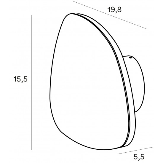 Aplica PUZZLE W0302 Max Light LED, Negru, Polonia