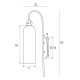 Aplica CAMPANILA W0332 Max Light E27, Alama, Polonia