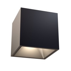Downlight Aplicat Patrat Alfa LED Maytoni LED, Negru, C065CL-L12B4K, Germania