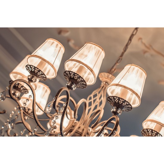 Candelabru  Grace Maytoni E14, Alb, ARM247-10-G, Germania