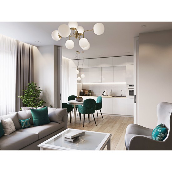 Candelabru Erich Maytoni E14, Auriu, MOD221-PL-08-G, Germania