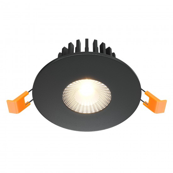 Downlight Incastrat Patrat Zen Maytoni LED, Negru, DL038-2-L7B4K, Germania